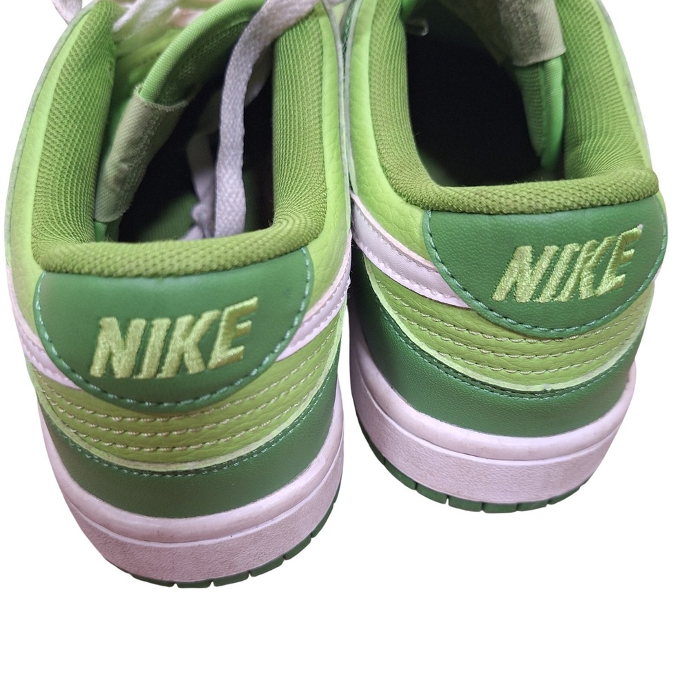 Nike Dunk Low Womens Chlorophyll Two Tone Lime Green Sneakers Shoes 8.5 - Picture 5 of 9